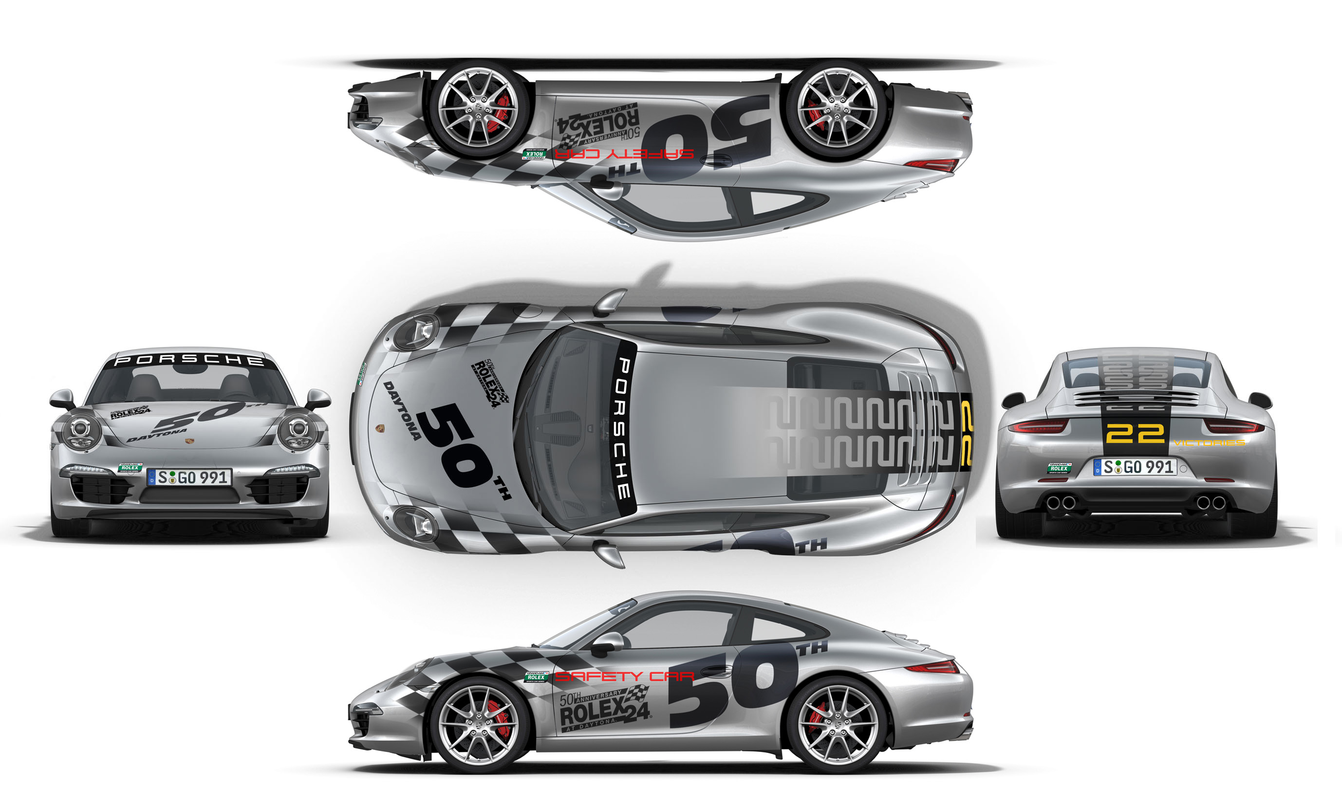 New Seventh-Generation Porsche 911 to Kick Off 50th Anniversary Rolex 24 As Official Pace Car